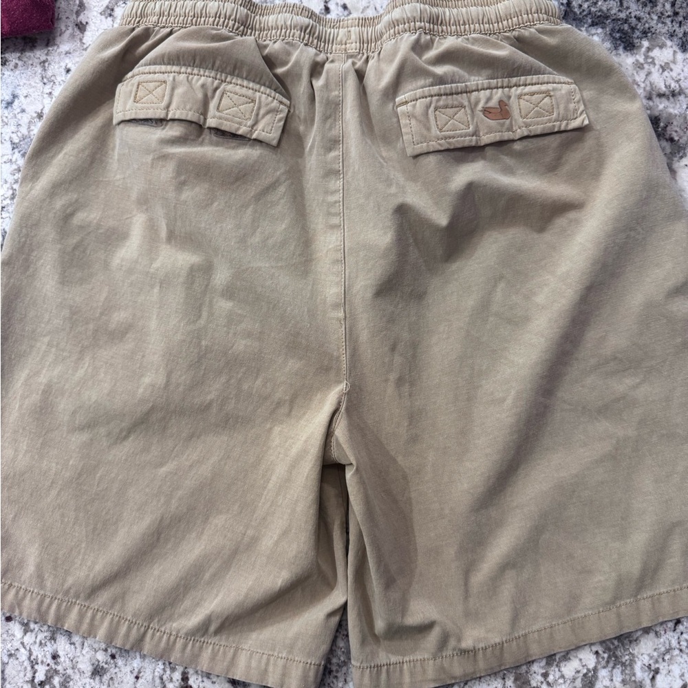 Kids Tan Drawstring Shorts - Picture 4 of 4